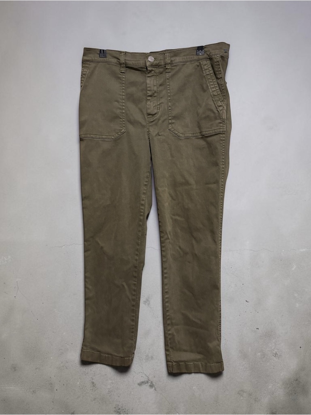 J. Crew Olive Utility Ankle Pants